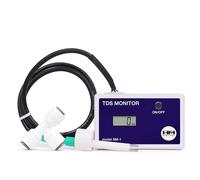 Bosiyrggrl Testeur TDS LCD Compteur de Qualité de L'Eau 0-9990PPM Détection Moniteur TDS de L'Eau Test D'Entrée et de Sortie pour Laboratoire de Piscine