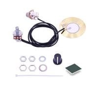 Bosiyrggrl Transducteur de Micro de Trou de Son 50mm Système de Micro Passif pour Guitare Folk Acoustique Ukulélé