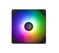 Bosiyrggrl Ventilateur CPU TL-C12R-S V2 120 mm ARGB pour Boîtier, 4 Broches PWM, Réversible, Jusqu'à 1500 TR/Min, Noir