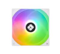 Bosiyrggrl Ventilateur CPU TL-C12R-S V2 120 mm ARGB pour Boîtier, 4 Broches PWM, Réversible, Jusqu'à 1500 TR/Min, Blanc