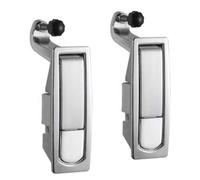 Bosiyrggrl Verrou à Compression à Levier Réglable, Verrou à Déclenchement Manuel, 2 Pièces, en Alliage de Zinc, Encastré.