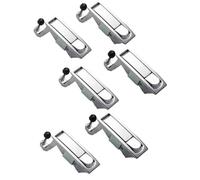 Bosiyrggrl Verrou à Compression en Alliage de Zinc 6PCS, Verrou à Déclenchement, Verrou à Levier Réglable, Verrou à Compression Encastré à Action Manuelle.