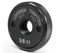 Bosiyrggrl Verrou Métallique à Libération pour Meuleuse D'Angle, Écrous de Bride Auto-Bloquants 5/8-11, Arbre Moleté pour Meulage.