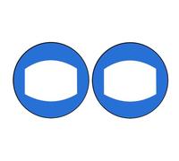 Bosiyrggrl Voile de Kayak Bleue en PVC Paddle Board Voile Kayak Downwind Sail Paddle Board en Forme de Voile