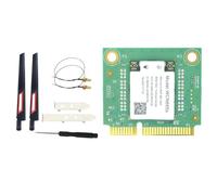Bosiyrggrl WCN685 NFA725 NFA765 Module WiFi6E AX6000 2.4G 5G 6G Bluetooth5.2 Carte WiFi sans Mini PCIE + Kit D'Antenne 10DB
