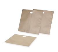 BOSKA 13030 Sacs à toasts 3 pcs, Fibre de Verre, Brun, 20 x 19 x 26 cm