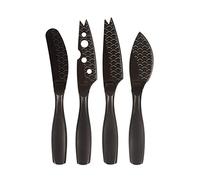 BOSKA - 307088 - Ensemble de Couteaux à Fromage - Holland, Acier Inoxydable, Noir, Mini