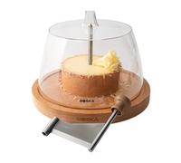 BOSKA Racloir Tete de Moine Amigo Avec Cloche - Appareil Tete de Moine Fromage - Pour Girolle Tete de Moine - Avec cloche pour garder au frais - Bois