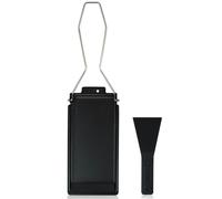 BOSKA Cheese Barbeclette® de Gril à raclette/Caquelon à fromage avec spatule/Compatible barbecue/Noir / 175 x 85 mm