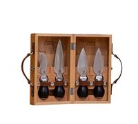 BOSKA Cheesemongers Parm Set Pro / Couteau à fromage professionnel / Pour fromage parmesan / Acier inoxydable de qualité supérieure / Dans un coffret en bois / Ergonomique / Couteau à découper