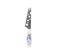 BOSKA Couteau à fromage pour fromage semi-doux Mini/Delfter Bleu Design Céramique Acier inoxydable 150 x 22 x 17 mm