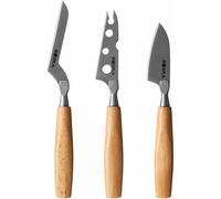 Boska Käsemesser-Set Amigo S 3-tlg., Edelstahl, Buchenholz, Braun, 306941