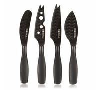 Boska Käsemesser-Set Mini Monaco+ Schwarz, Käsemesser, Käseschneider, Edelstahl, Schwarz, 16 cm, 307088
