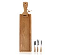 Boska Käseset Friends, 4er Set, Käse, Küchenhelfer, Messerset, Käsemesser, Europäisches Eichenholz / Edelstahl, 320084