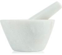 Boska mortier Spicy / spécial épices / lavable au lave-vaisselle / granit / blanc / 100 x 100 x 60 mm