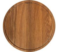 Boska Pizzabrett Friends L, Servierbrett, Pizzatablett, Pizzateller, Europäisches Eichenholz, Braun, 34 cm, 320532