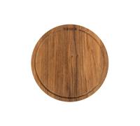 Boska Pizzabrett Friends S, Servierbrett, Pizzatablett, Pizzateller, Europäisches Eichenholz, Braun, 24 cm, 320530