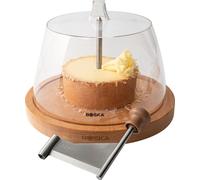 Girolle à fromage socle en hêtre avec cloche ""Gene