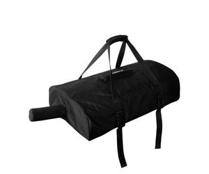 Boska Sac pour four à pizza Pro Pellet - Housse en polyester sans PFAS - Fermeture éclair latérale - Compartiment pour accessoires - Transport facile - Noir