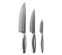 Boska Set de couteaux Monaco+ / Set de 3 couteaux / Couteaux de cuisine professionnels / Acier inoxydable / Tranchant comme un rasoir / Ergonomique / Couteau de chef / Couteau de sous-chef / Couteau à