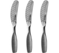Boska Streichmesser-Set Monaco+ Small 3-tlg., Schmiermesser, Edelstahl, Silberfarben, 307109