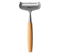 BOSKA Tranchette à Fromage Jeune Amigo Tranchette à fromage pour fromage jeune/Poignée ergonomique/Acier inoxydable haute qualité/Bois de hêtre/Traitement anti-adhésif BSF/Très tranchante