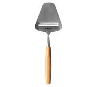 Boska Trancheuse à fromage Amigo/Trancheuse pour fromages affinés et affinés/Poignée ergonomique/Acier inoxydable/Bois de hêtre/Anti-adhésif grâce au traitement BSF/Également pour trancher