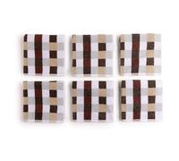 BOSKIMO Lot de 4 ou 6 Torchons de Cuisine Premium - Essuie-Tout Absorbants en Coton et Microfibre - Chiffons de Cuisine Haute Qualité - Fabriqués au Portugal