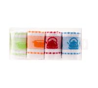 BOSKIMO Lot de 4 ou 6 Torchons de Cuisine Premium - Essuie-Tout Absorbants en Coton et Microfibre - Chiffons de Cuisine Haute Qualité - Fabriqués au Portugal