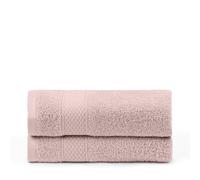 BOSKIMO Set de Serviettes de Bain en Coton de Haute qualité, Grande Serviette de Bain, Serviette à Main, Serviette de Douche, 100% Coton, 450 g (Rose, Pack 2-100x150)