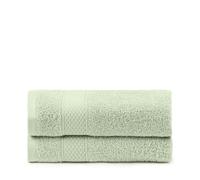 BOSKIMO Set de Serviettes de Bain en Coton de Haute qualité, Grande Serviette de Bain, Serviette à Main, Serviette de Douche, 100% Coton, 450 g (Vert, Pack 2-70x140)