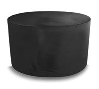 Bosmere A548C Housse de table circulaire toutes saisons, 100 % imperméable, protection UV, tissu Oxford 600D très résistant, D160 x H71 cm