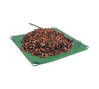 Bosmere Bâche à déchets de Jardin avec poignées d'angle, 213,4 x 213,4 cm, polyéthylène, Vert forêt