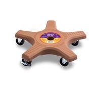 Bosmere Down Under Plant Caddie S18430LVC Support de Plante Robuste avec roulettes, capacité de 226,8 kg, 40,6 cm, Adobe