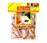 Bosmere Pot Toes Pack of 12 Terra-Cotta