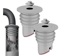 Bosmsaslad 2 Pcs Bouchon Anti Odeur Machine à Laver, 35-40 mm Oint de Tuyau de Machine à Laver, Joint Tuyau Vidange avec Bouchon d'Étanchéité en Silicone, Bouchon Evacuation pour Cuisine Domestique
