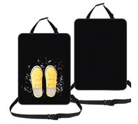 Bosmsaslad 2 Pcs Protection Siege Voiture Enfant, Protections Dossier, Arrière Impermérable Anti-Salissures Protege, Anti-Coup 600D Oxford Design Respirant, Protege Universelle pour Sièges Voiture