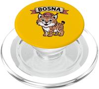 Bosna Bosnie-Herzégovine Pride Bosnian Cute Balkan Lynx PopSockets PopGrip pour MagSafe