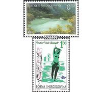 bosnie-herzégovine mer.-no.: 201-202 (complète.Edition.) 2000 Conservation (Timbres pour les collectionneurs) Paysages
