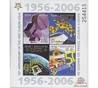 Bosnie - kroat. Post mostar Bloc 7 (complète.Edition.) neuf avec Gomme Originale ** MNH 2006 50 Années Commerce en Europe (Timbres pour Les collectionneurs)
