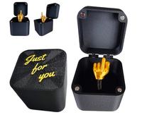 BOSONS Coffret Cadeau Surprise pour Doigt d'honneur, Cadeau Surprise Pop-up pour Adultes, boîte Cadeau Surprise Amusante Boîte Surprise pour Doigt d'honneur, Cadeau Amusant pour décoration (1PC)