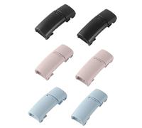 BOSONS Magnetic Lazy Shoelace Metal Buckle, No Tie Elastic Shoelaces, Magnetic Shoe Lace Connectors Magnetic Buckle (3Pairs C)