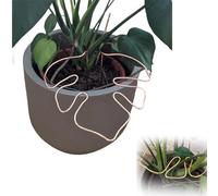 BOSONS Support pour Plantes en Forme de Monstera, Cages et Supports pour Plantes en Forme de Feuille Mignonne (Copper)