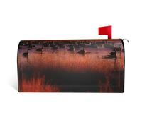 Bosque del Apache - Housses magnétiques de boîte aux lettres de taille standard 53,3 x 45,7 cm - Couverture de boîte aux lettres décorative imperméable pour boîte aux lettres personnalisée pour