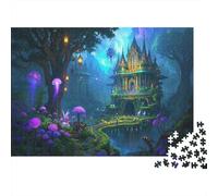Bosques Y Plantas Verdes, Puzzle 1000 Piezas Adultos, Regalo, Árboles Imponentes Y Vides Enredadas, Santuario De Bosque Primitivo Con Varios Niveles De Vegetación, Aura Misteriosa, Estilo Adorable