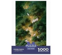 Bosquet d'Aigrettes Lumineux Puzzle 1000 Pièces 70x50cm/1000pcs, - Jeux Relaxants Créatifs, Éducatifs & Décoratifs, Cadeau Familial