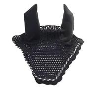 BOSREROY Black Horse Bonnet anti-mouches pour compétition équestre et entraînement