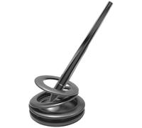 BOSREROY Stylo en lévitation avec support - Avec support - Inspiré du corps céleste - Cadeau d'écriture flottant pour homme - Alliage d'aluminium - Noir