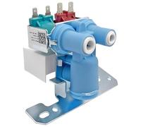 Bosreroy Wr57X10051 Vanne d'entrée d'eau pour réfrigérateur Ge/Kenmore, électrovanne 120 V, raccords à connexion rapide, vidéo d'installation incluse