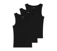 BOSS Lot de trois débardeurs en coton à logos brodés - Style TankTop3P RibClassic, 50542132 Noir XXL